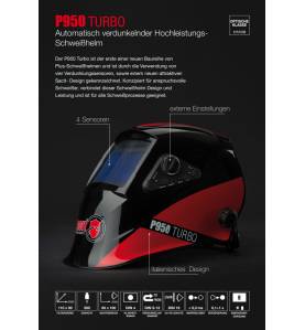 Original Sacit 950 Turbo Automatik Solar Schweißhelm Schweißmaske - MSC000305 -  - 8028485052064 - 113,40 € - 