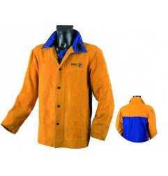 Chaqueta de soldador Jak-160 de piel de vacuno plena flor talla L/XL/XXL - F12160XL-1 - - - 72,80 € -