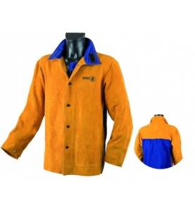 Chaqueta de soldador Jak-160 de piel de vacuno plena flor talla L/XL/XXL - F12160XL-1 - - - 72,80 € -