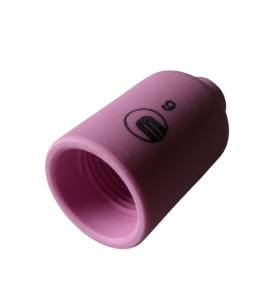 Keramische Gasdüse Gr. 6 - 42mm - Standard für Gaslinse - Typ 17 / 18 / 26 - 54N16 - Original Binzel - 701.0422 - 701.0422 -  - 