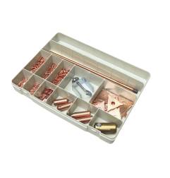 Caja de accesorios de acero para eliminar abolladuras GYS GYSPOT Spotter (más de 400 piezas) - 050075