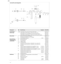 Motorreductor de 40 V CC que incluye artículo 19 (diámetro del cable 1,2 mm) y artículo 20 - Binzel - 085.0103.1