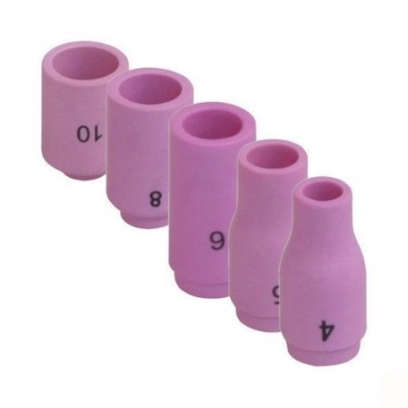 Boquilla de gas cerámica tamaño 5 - Ø 8,0 mm longitud 30,0 - 13N09 - Tipo 9/20 - Original Binzel - 701.0282