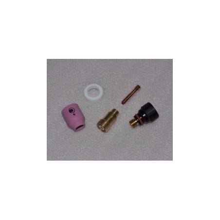 WIG Umbau Set mit Gaslinse Tip 17 / 18 / 26 auf Tip 9 / 20 kurz , 2,4mm, Gasdüse nach Wahl - 701.1286_3 -  -  - 15,64 € - 