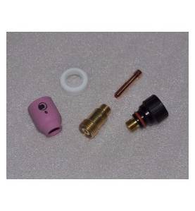 WIG Umbau Set mit Gaslinse Tip 17 / 18 / 26 auf Tip 9 / 20 kurz , 2,4mm, Gasdüse nach Wahl - 701.1286_3 -  -  - 15,64 € - 