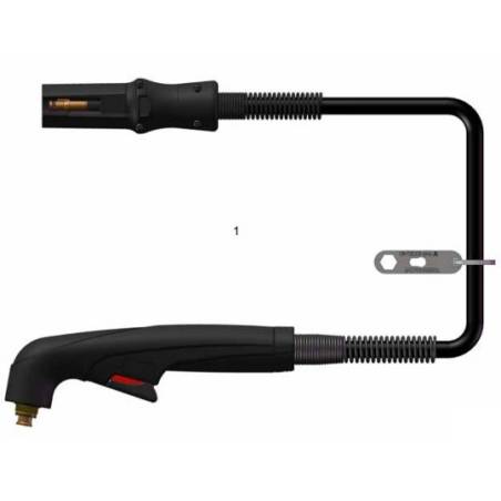 Antorcha de corte por plasma / antorcha de corte por plasma FHT-EX40H con 15 m (sin consumibles)