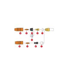 Fronius Gasdüse ø13 / ø22x56 CT/H M20x2 für MTW 250i / MTB 250i W ML (1 Stück od. 5erPack) 42,0001,0488,5 - 42,0001,0488-1 - -