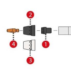 Portaboquillas FRONIUS M8x1,5 / SW11x20 CU (MTB 360i G ML) (1 pieza) 42,0001,4987 - 42,0001,4987 - - 9007947248800 - 14,27 € -