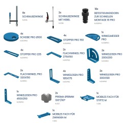 WERKZEUGSATZ ECO NR.3 - FÜR SCHWEISSTISCHE - MIT 58 ELEMENTEN - WS_ECO3 - - - 2.856,24 € -