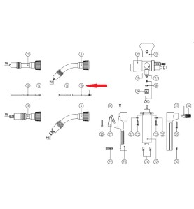 Abicor Binzel Drahtförderrohr 60mm für PP 24 D/26 D/36 D - 081.0016 - 081.0016 -  -  - 18,17 € - 