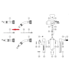 Abicor Binzel Drahtförderrohr 148mm für PP 24 D/26 D/36 D - 081.0017 - 081.0017 - - - 41,88 € -