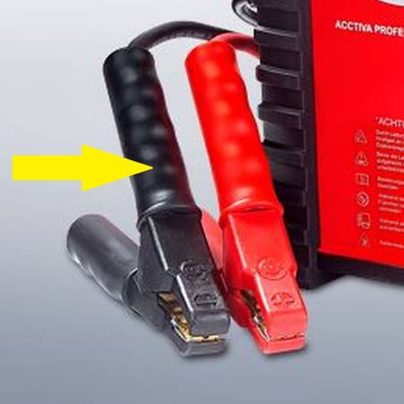 Terminales de carga Fronius para Acctiva Professional Flash hasta 16 mm², negro, 80A DB / 600A 15 seg. (idéntico a VAS 5903)