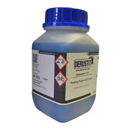 Beizpaste Beize DERUSTIT 4120 Turbo für Edelstahl 2kg, sehr kurze Einwirkzeiten!! - Nur Verkauf an Gewerbe - CP5030-0008 - - -