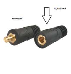 ACOPLAMIENTO DE CABLE FRONIUS 35-50 MM2 300A / 60% - (1 pieza) 43,0003,0063