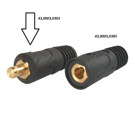 Conector de cable Fronius 70-95 mm2 500 A / 60 % - (1 pieza) 43,0003,0301