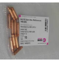 Boquilla de corriente E-Cu M6 x 25, Ø 1,0 mm, Abicor Binzel - 140.00253 - 140.0253-1 - - 4036584029607 - 0,90 € -