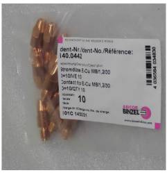 Boquilla de potencia E-Cu M8 x 30, Ø 1,2 mm, Abicor Binzel - 140.0442 - 140.0442-1 - - 4036584034830 - 1,44 € -