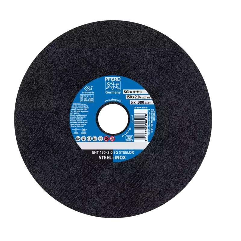 Disco de corte PFERD EHT 150-2.0 PSF STEELOX - 61342400