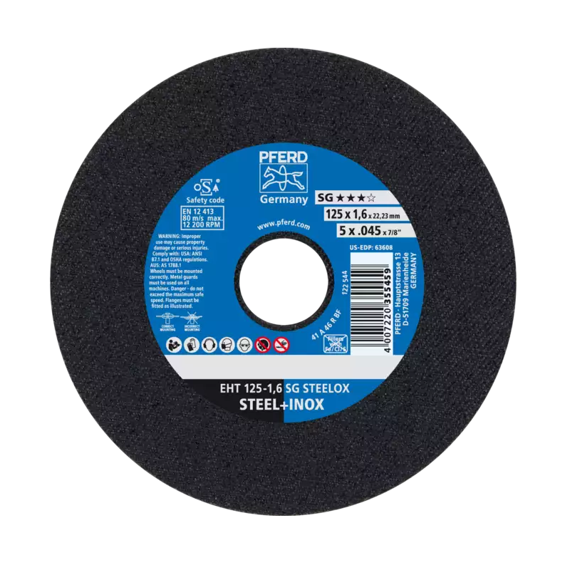 Disco de corte Pferd EHT 150-1.6 PSF Steelox - 61342122
