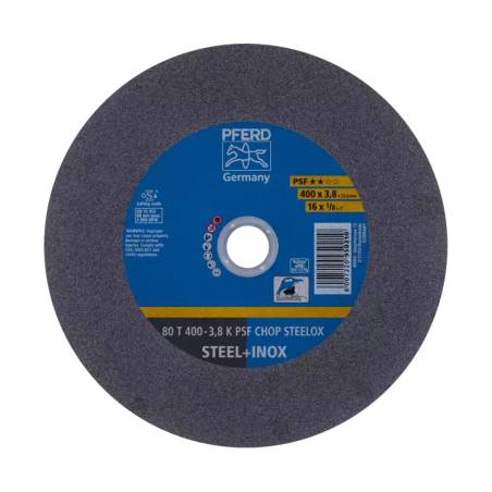 TRENNSCHEIBEN FÜR STATIONÄREN EINSATZ (80 T 400-3,8 K PSF CHOP STEELOX/25,4) - 66324096 - 66324096-1 -  - 4007220950210 - 11,78 