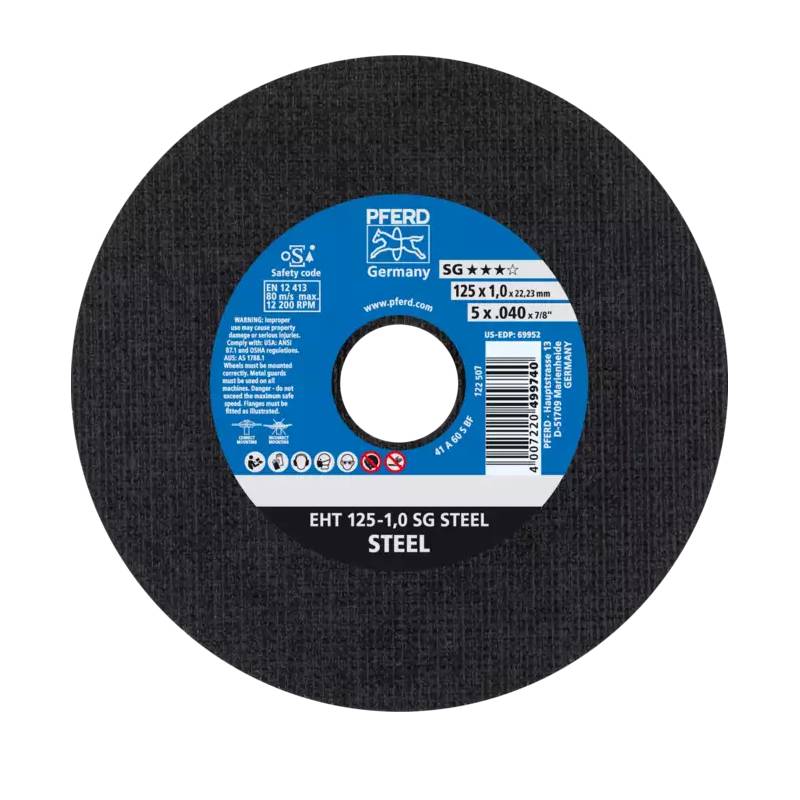 Disco de corte PFERD EHT 125-1.0 SG ACERO - 61341082
