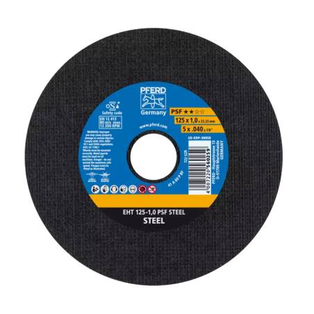 TRENNSCHEIBE PFERD EHT 125-1,0 PSF STEEL - 61719010 - 61719010-1 -  - 4007220560259 - 2,26 € - 
