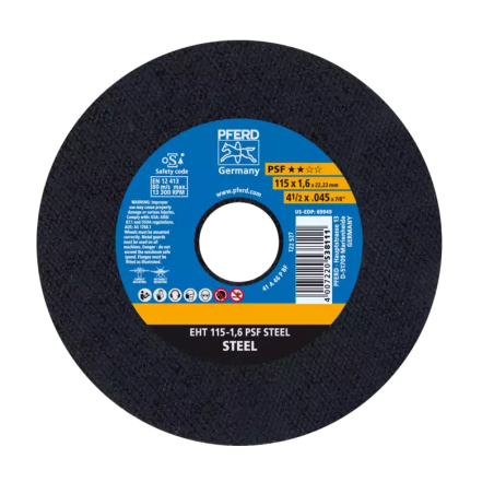 TRENNSCHEIBE PFERD EHT 115-1,6 PSF STEEL - 61730021 - 61730021-1 -  -  - 3,49 € - 