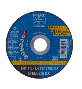 TRENNSCHEIBE PFERD EHT 115-2,4 PSF STEELOX - 61730122 - 61730122-1 -  -  - 3,65 € - 