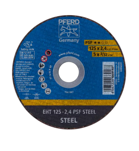 TRENNSCHEIBE PFERD EHT 125 -2,4 PSF STEEL - 61719026 - 61719026-1 -  -  - 3,93 € - 