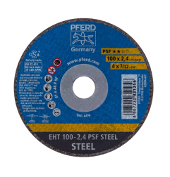 TRENNSCHEIBE PFERD EHT 100 -2,4 PSF STEEL - 61741116 - 61741116-1 - - - 3,31 € -