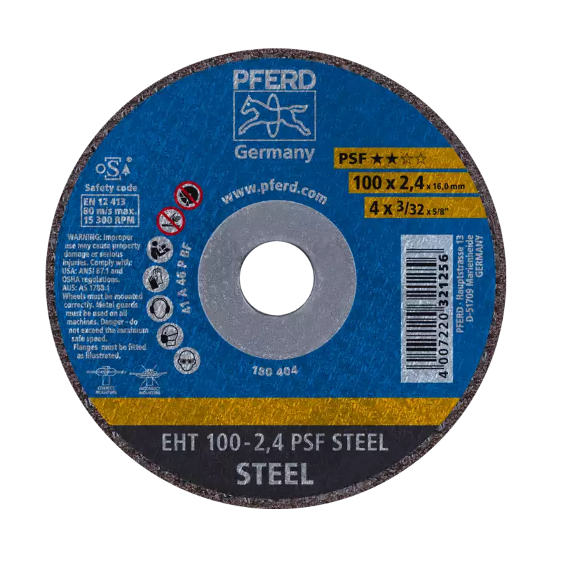 Disco de corte Pferd EHT 100 -2,4 PSF Acero - 61741116