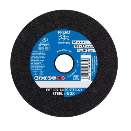 TRENNSCHEIBE PFERD EHT 105-1,0 SG STEELOX - 69121043 - 69121043-1 - - - 5,69 € -