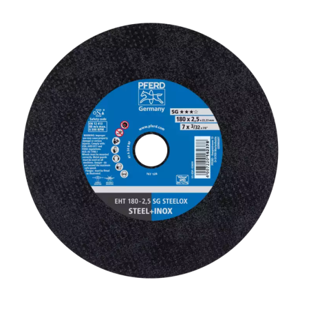 TRENNSCHEIBE PFERD EHT 180-2,5 SG STEELOX - 61326422 - 61326422-1 - - 4007220162378 - 11,39 € -