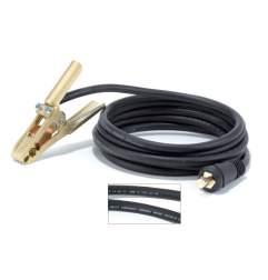 Massekabel Schweißkabel länge 4m, 35mm2 mit Masseklemme Omega 4, Kabelstecker TX 50 - KIT000255 - KIT000255 -  -  - 90,55 € - 