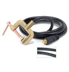 Massekabel Schweißkabel länge 4m, 70mm2 mit Masseklemme Sirio 5, Kabelstecker TX 70 - KIT000563 - KIT000563 -  -  - 165,20 € - 