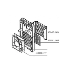 Fronius - Rejilla de filtro 110,7 x 91,5 mm para TP 150 TP 1500 / TP 1500 RC / TP 1500 TIG - 42,0201,1095