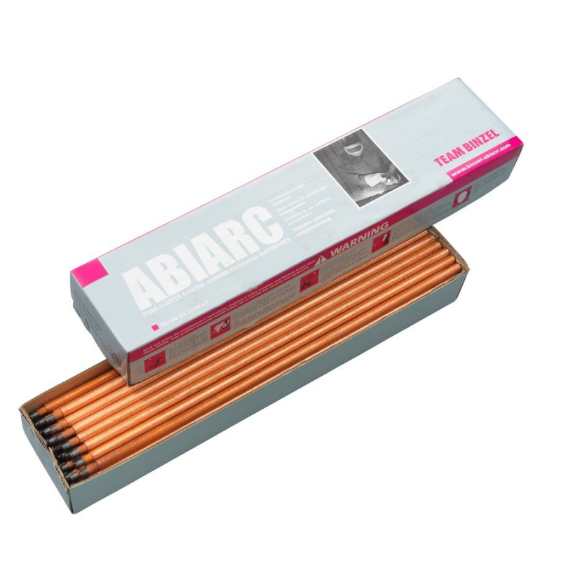 Electrodo de carbono ABIARC (CC) enchufable Ø 9,5 x 430 mm / 3/8" x 17", (50 piezas) - 515.0027