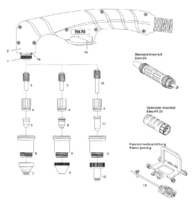Platec Plasma-Kontaktdüsenhalter TH­70 / ST­70 / PV80 - 128.7546 - 128.7546 -  -  - 42,99 € - 