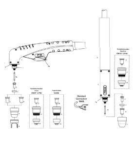 Plasma Handschneidbrenner PT-80. 6 m. Anschluss G 1/4G mit Koaxial Kabel für Cea®/Helvi®/Sincosald®/Cemont® - 140.0280 -  -  - 6