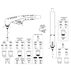 Plasma Handschneidbrenner PT-100. 12m. Zentralanschluss mit Koaxial Kabel für WTL® / Flama® - 140.0286 - - - 742,30 € -