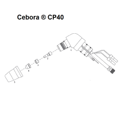 Elektrode Hafnium für Cebora® CP40 - (1516) Nachbau - 105.4002 - - - 12,64 € -