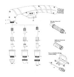 Portaboquillas de contacto Platec Ohmic - CEA Plasma Shark 75 / Elettro CF Plasma 70-35