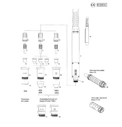 Boquilla larga. 105A para CEA Plasma Shark 105 - Réplica