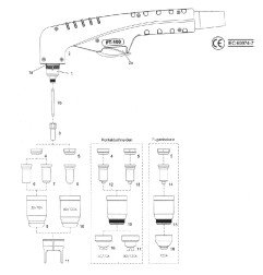 Handgriff mit Microschalter für Oerlikon PT100 (W000278631) - 900.9526 -  -  - 25,68 € - 