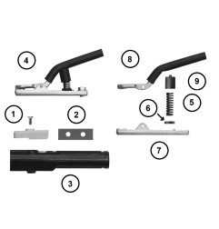 HAUFE Schutzbacke für Elektrodenhalter DE 2200 - (VE 1 Stück) Abicor Binzel - 512.D021 - - 4036584254948 - 2,13 € -