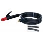 Cable de soldadura manual con electrodo, 3 m, 25 m², TX5/mandril de 9 mm