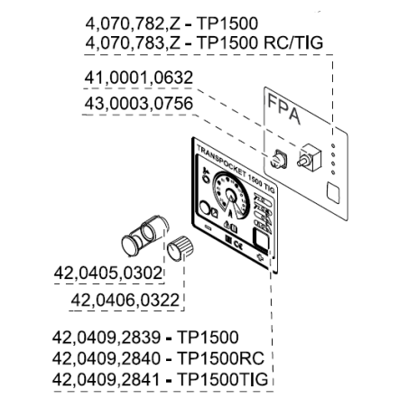 Fronius - Pc-board FPA 15 TIG für TP 1500 - 4,070,783,Z - 4,070,783,Z -  - 9007946607226 - 292,74 € - 