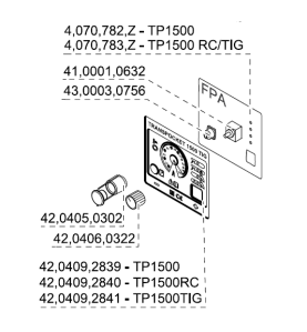 Fronius - Pc-board FPA 15 TIG für TP 1500 - 4,070,783,Z - 4,070,783,Z -  - 9007946607226 - 292,74 € - 