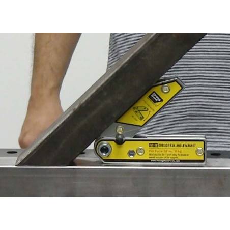 Herramientas manuales potentes, imanes de ángulo interior-exterior, ángulo ajustable   --Variante--einstellbar   --Variante--Höhe ca. 5" - 12,7 cm