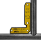 Strong Hand Tools, Innen-Außenwinkel-Magnete,  90° (30°, 60°), Mag. Zugkraft 20/15 kg, 7,6 cm/12,7 cm Länge,